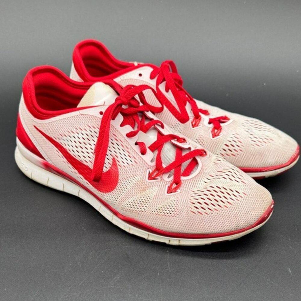 Nike Red and White Nike Free TR Fit Size 8.5